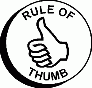 Thumb Rule