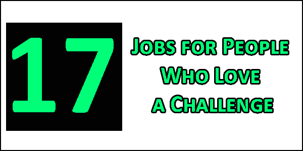 Jobs for People Who Love a Challenge