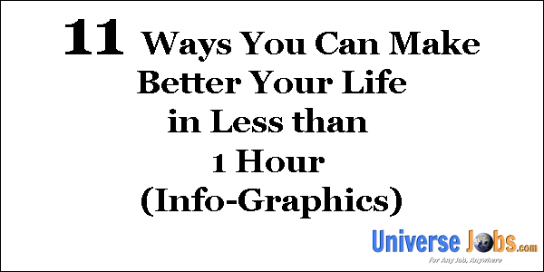 11 Ways You Can Make Better Your Life (Info-Graphics)