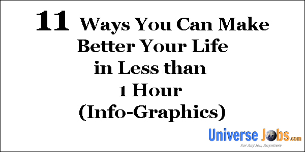 11 Ways You Can Make Better Your Life (Info-Graphics)