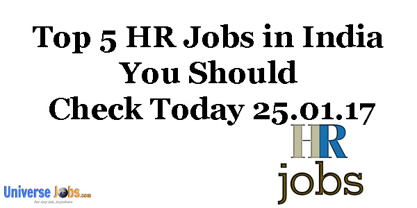 Top 5 HR Jobs in India You Should Check Today